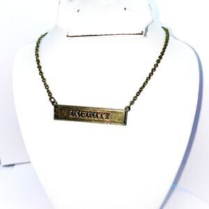 Infinity & Beyond Gold-Tone Reversible Necklace